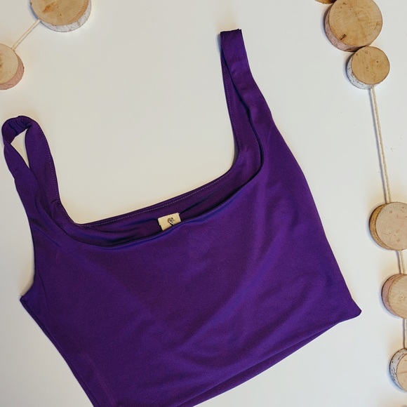 Purple crop top - Picture 2 of 2